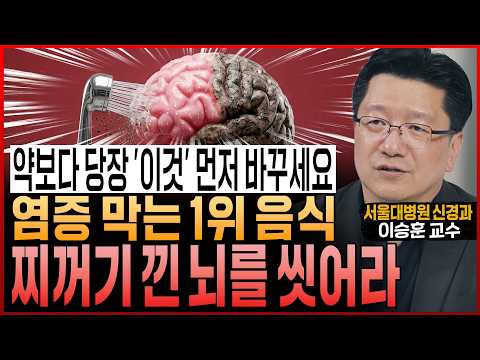 “약보다 당장 ‘이것’ 먼저 바꾸세요” 내장지방 녹이고 만성염증 막는 음식! 찌꺼기 낀 뇌를 시원하게 씻어라 (서울대병원 이승훈 교수) preview image