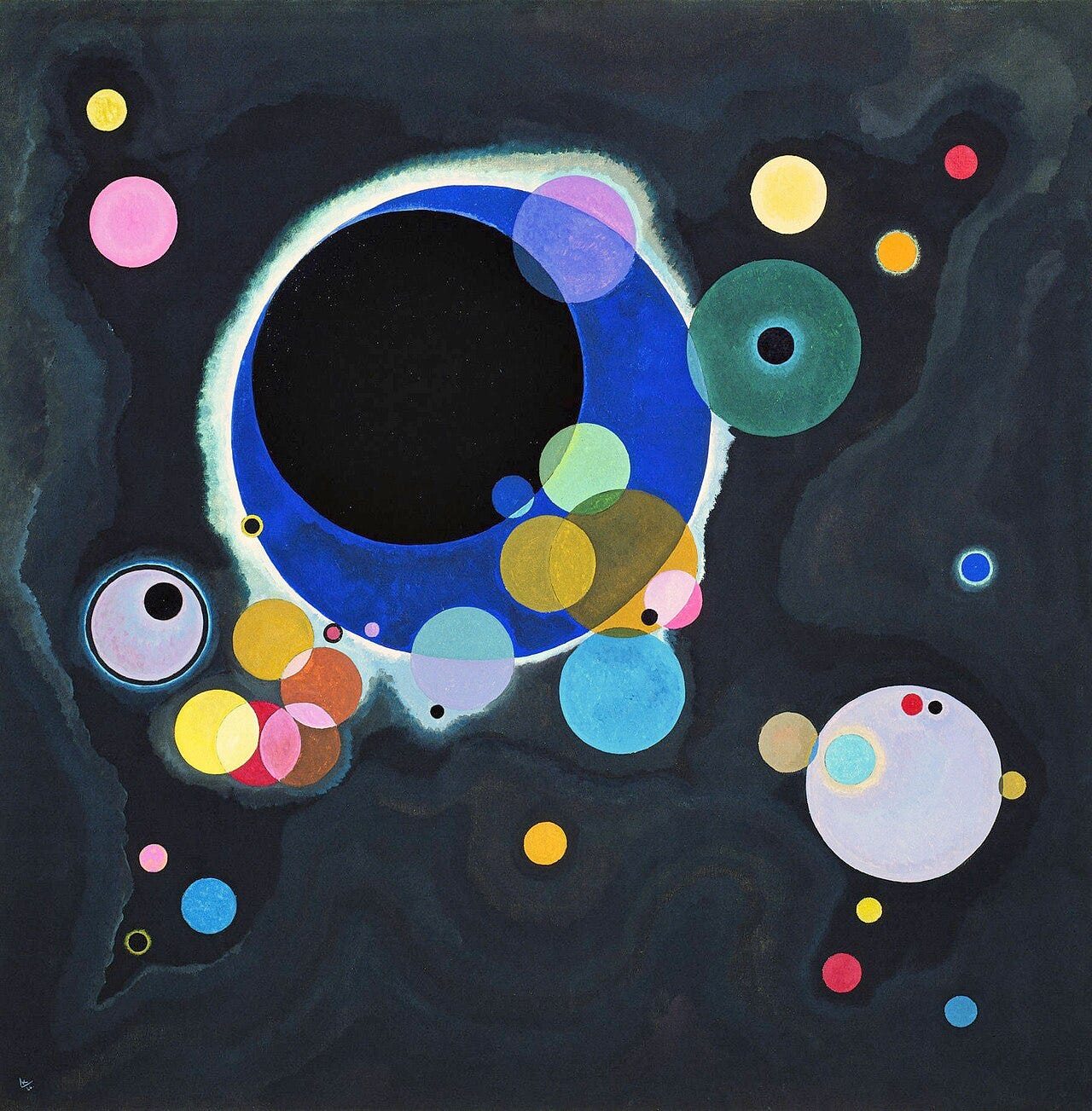 바실리 칸딘스키의 1926년 작품 「Several Circles」